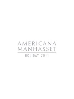Americana Manhasset's Full Dance Card
