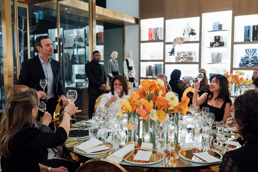 Louis Vuitton's Les Extraits Collection Celebratory Dinner